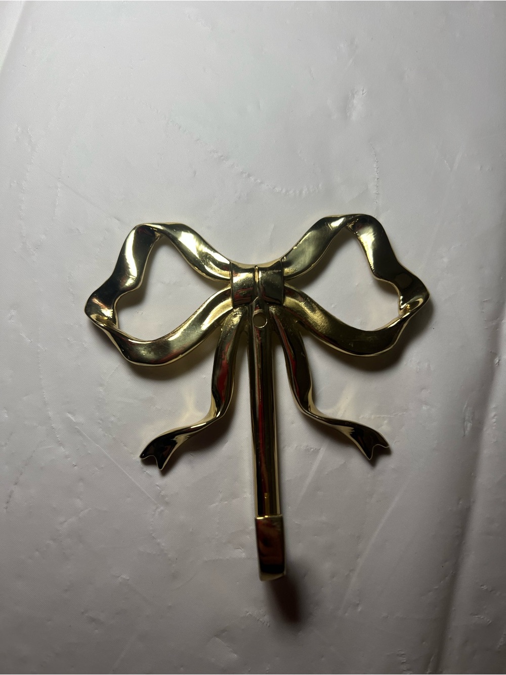 Metal Gold Bow Decor, Bow Hook